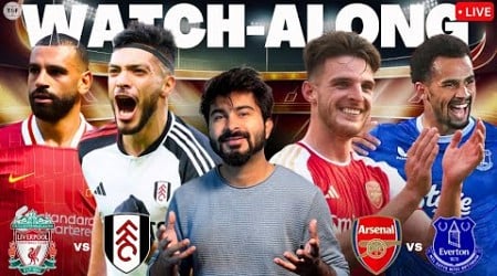 Liverpool v Fulham | Arsenal v Everton LIVE SCORE | Watchalong &amp; Reaction TFHD