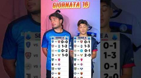 RISULTATI 16ª GIORNATA SERIE A 2024/25! 