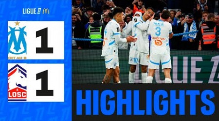 Marseille Lille | 1-1 | Le Résumé | Ligue 1 2024-25 | om lille