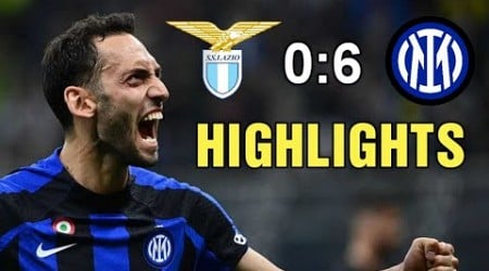 Inter Milan vs Lazio 6-0 Highlights &amp; All Goals (Serie A) Match Lazio Inter 2024 HD