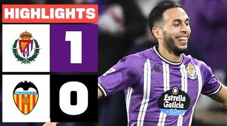 REAL VALLADOLID CF 1 - 0 VALENCIA CF I RESUMEN LALIGA EA SPORTS