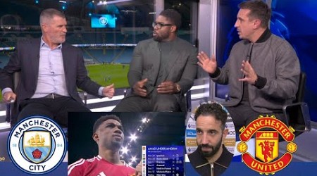 Man City vs Man United 1-2 Roy Keane &amp; Gary Neville Debate Man United