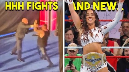 HHH Fights Owens…Steals WWF Winged Eagle…Chelsea Green Makes History…WWE SNME