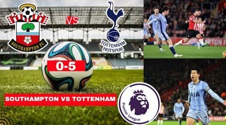 Southampton vs Tottenham 0-5 Live Stream Premier League EPL Football Match Score Spurs Highlights FC