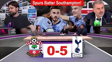 Southampton beaten by Tottenham 0-5: Post-Match Analysis.