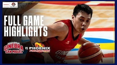 BRGY. GINEBRA vs. PHOENIX | FULL GAME HIGHLIGHTS | PBA SEASON 49 COMMISSIONER&#39;S CUP | DEC. 13, 2024