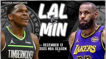 Los Angeles Lakers vs Minnesota Timberwolves Full Game Highlights | Dec 13 | 2025 NBA Season