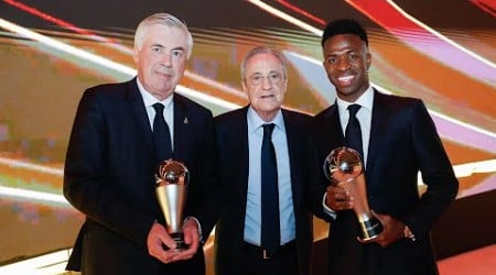 Vinícius Jr. and Carlo Ancelotti Honored at FIFA The Best Awards 2024 | Real Madrid’s Triumph