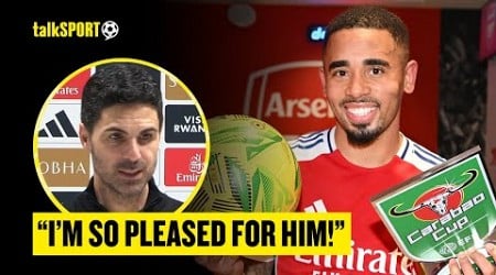 &quot;He Has A QUALITY!&quot; Mikel Arteta PRAISES Gabriel Jesus After Quarter-Final HAT TRICK!