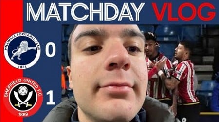 MILLWALL V SHEFFIELD UNITED VLOG! ( NOT A BAD PERFORMANCE )