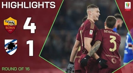 ROMA-SAMPDORIA 4-1 | HIGHLIGHTS | Dovbyk at the double | Coppa Italia Frecciarossa 2024/25