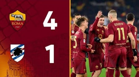 ROMA 4-1 SAMPDORIA | COPPA ITALIA HIGHLIGHTS 2024-25