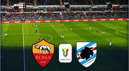 AS ROMA vs SAMPDORIA | COPPA ITALIA 2024/25