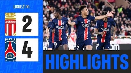 Le PSG S&#39;IMPOSE à Monaco avec un DOUBLÉ de Dembélé | 16ème journée - Ligue 1 McDonald&#39;s 24/25