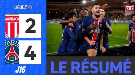 Monaco PSG | 2-4 | Le Résumé | Ligue 1 2024-25 | psg monaco