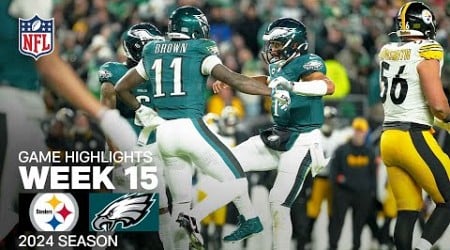 Pittsburgh Steelers vs. Philadelphia Eagles | 2024 Week 15 Game Highlights