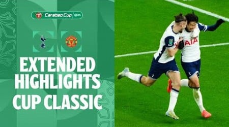 CARABAO CUP CLASSIC! | Tottenham v Manchester United extended highlights