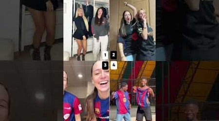 Who Won Visca Barça Dance Trend?#dancechallenge #shorts #trending #dance #music #barcelona