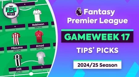 FPL GW17: TIPS&#39; PICKS | Amad, Mbeumo &amp; Robinson | Gameweek 17 | Fantasy Premier League 2024/25