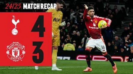 United Bow Out Of Carabao Cup | Tottenham 4-3 Man Utd