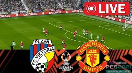 Vikyoria Pilzen vs Manchester United LIVE 