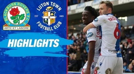 Highlights: Rovers v Luton Town