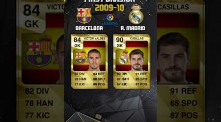 Barcelona vs Real Madrid! FIFA 10! #fifa #cardfifa #fc25 #easports #barcelona #realmadrid