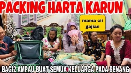 PACKING HARTA KARUN DI BAWA BARCELONA &amp; BAGI2 ANGPAU BUAT SEMUA KELUARGA SEMUA SENANG! ADA YG GAJIAN