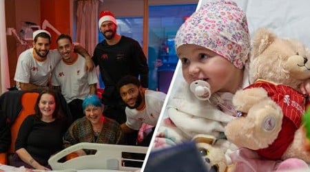 Liverpool FC make 2024 Christmas visit to Alder Hey