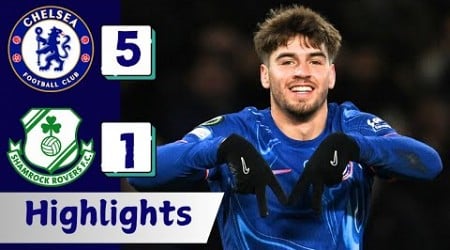 HIGHLIGHTS - Chelsea 5-1 Shamrock Rovers | All Goals and Extended Highlights | Conference League 24