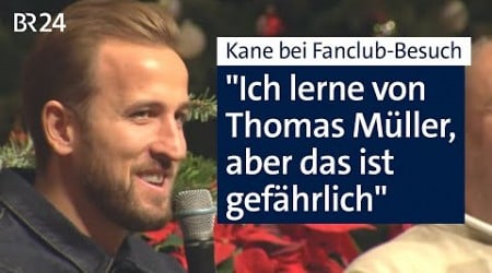 Harry Kane auf Weihnachtsfeier des FC Bayern-Fanclubs Mietraching | Abendschau | BR24