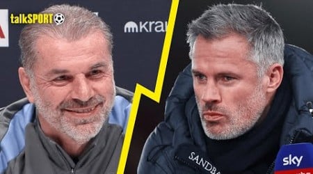 &quot;He Apparently Likes Me!&quot; Ange Postecoglou RESPONDS To Jamie Carragher Pre Tottenham Vs Liverpool!