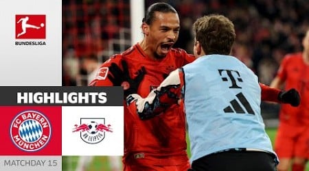 Bayern Sets A Statement! | FC Bayern München - RB Leipzig | Highlights | MD 15 – Bundesliga 2024/25