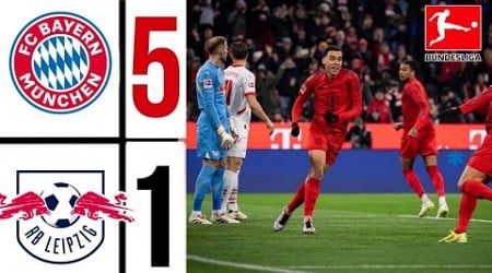 FC Bayern Munich vs RB Leipzig 5-1 | Bundesliga HIGHLIGHTS &amp; GOALS | Fc bayren - leipzig