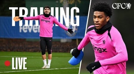 LIVE TRAINING | Chelsea vs Shamrock Rovers | UEFA Conference League | 18/12/24 | Chelsea FC