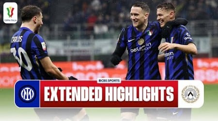 Inter vs. Udinese: Extended Highlights | Coppa Italia | CBS Sports Golazo