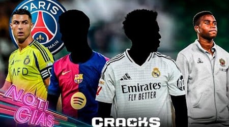 FICHAJES que quieren BARÇA y MADRID | ¡CR7 al PSG! Estuvo cerca | FARSA de Moukoko |¡Viene el DERBI!