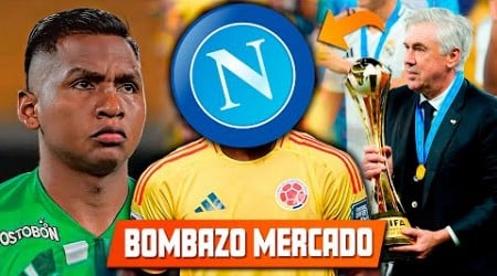 NAPOLI x COLOMBIANO INTERÉS CONFIRMADO l INSULTO a MORELOS l ANCELOTTI REGISTRO l CARDONA x ALIANZA