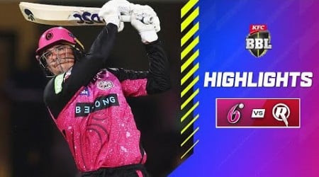 Sydney Sixers v Melbourne Renegades Match Highlights | #BBL14