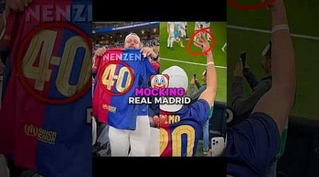 Barcelona Fans Mocking Real Madrid Without Trophies 