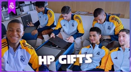 Real Madrid players receive GIFTs from HP!