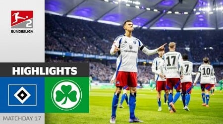 5 Goals At Home! | Hamburger SV - SpVgg Greuther Fürth 5-0 | Highlights | Matchday 17 - Bundesliga 2