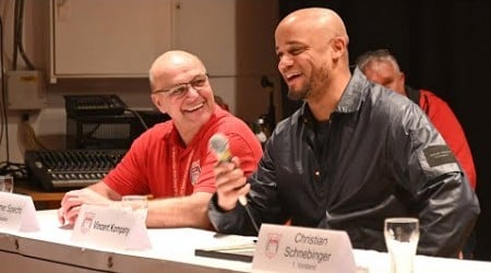 Bayern-Coach Vincent Kompany beim Bayern-Fanclub in Obing zum Weihnachtsbesuch