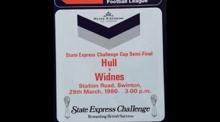 1980..Challenge Cup Semi-Final..Hull v Widnes