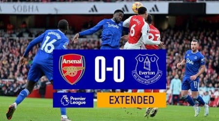 EXTENDED HIGHLIGHTS: Arsenal 0-0 Everton