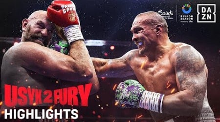 ALL TIME CLASSIC | Riyadh Season: Oleksandr Usyk vs. Tyson Fury 2 Fight Highlights