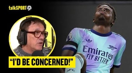 &quot;He&#39;ll Be A HUGE Loss!&quot; Tony Cascarino REVEALS The Reason Saka Got Injured!