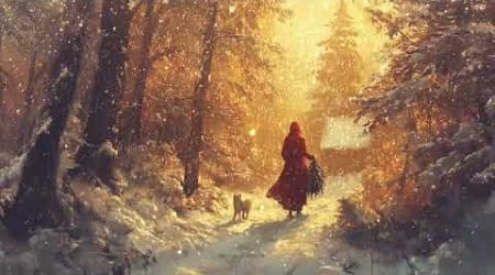 A Winter Journey ❄️ Peaceful Celtic Music in a Snowy Forest