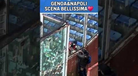 SCENA BELLISSIMA | Applausi per i TIFOSI di NAPOLI e GENOA ❤️