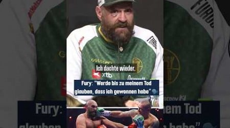 Fury glaubt, er hat gewonnen 